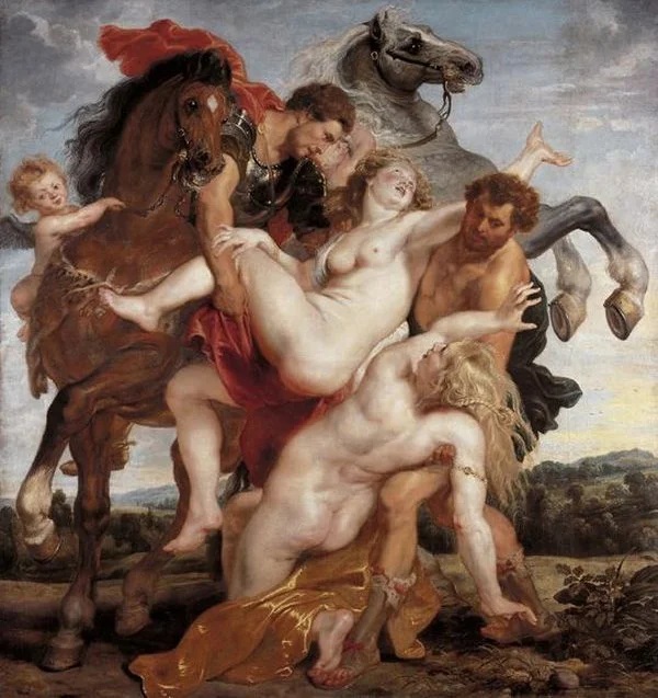 Rubens Raub der Töchter des Leukippos das passende Bild zu unserem rubens kaffee