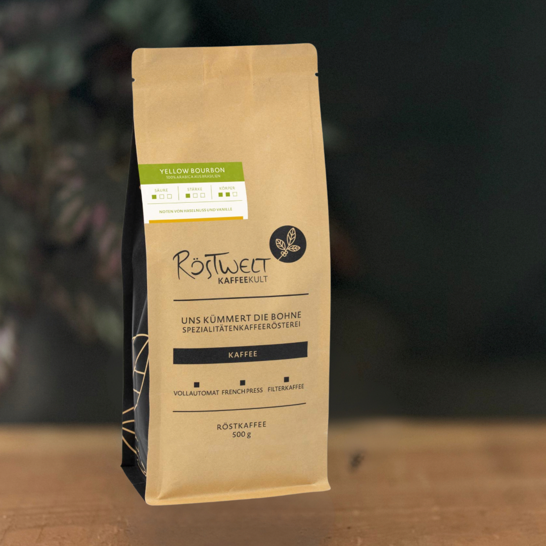 Brasilien Yellow Bourbon Kaffeebohnen für Vollautomaten