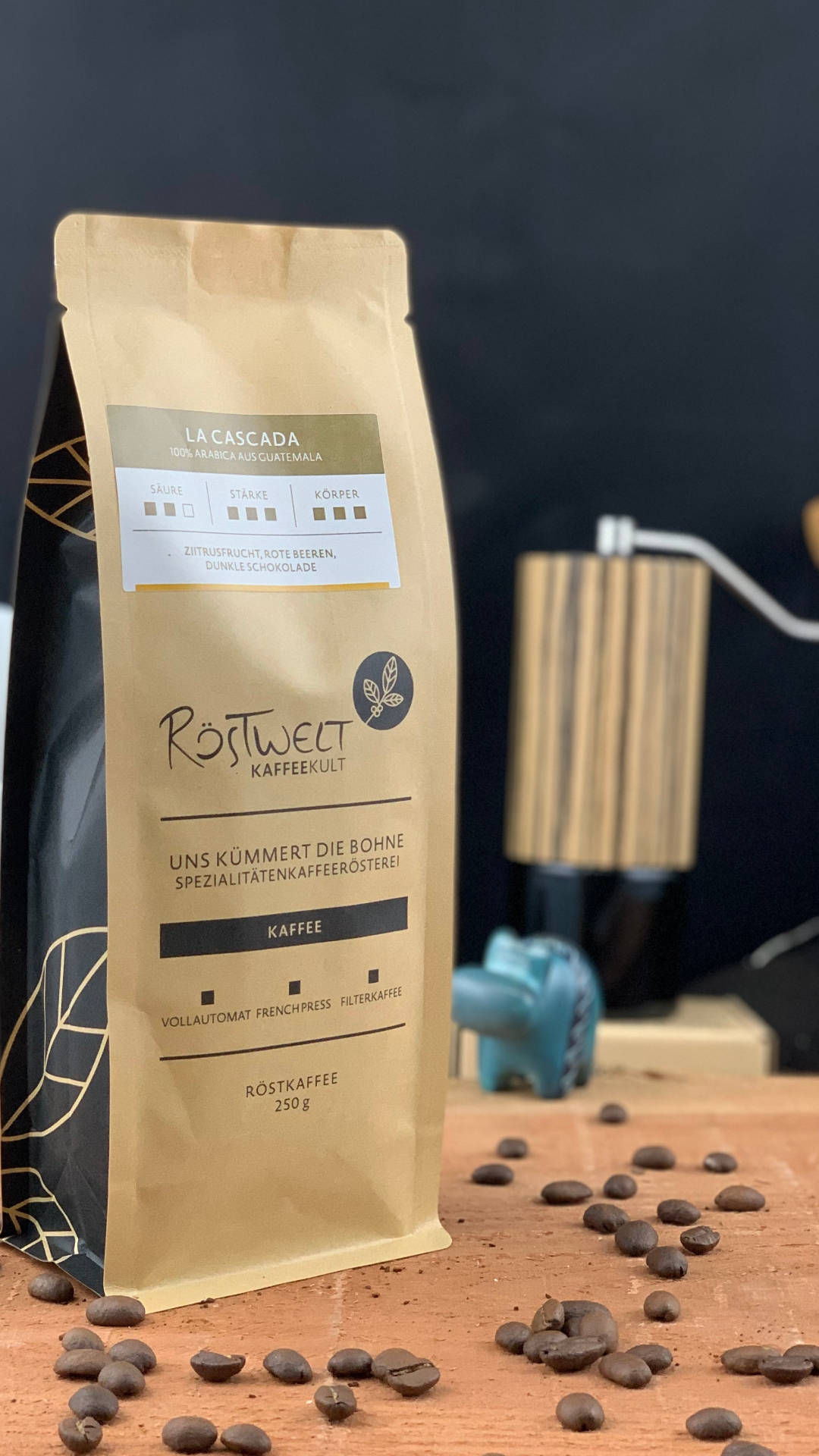 Seit unsrem Besuch auf der Farm im Programm, ein toller Kaffee für den Coffeemaker La Cascada für coffeemaker