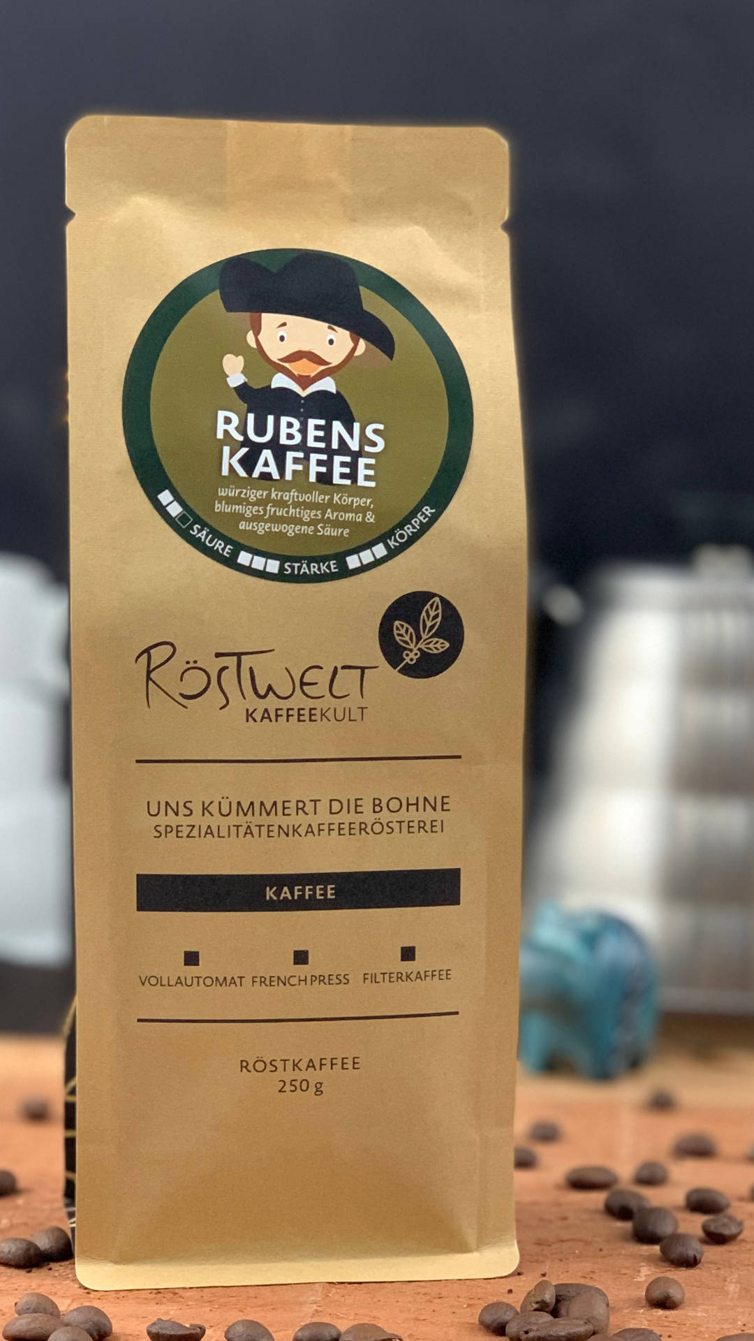 Fruchtiges Aroma aus dem Coffeemaker mit dem Rubenskaffee Rubenskaffee für coffeemaker
